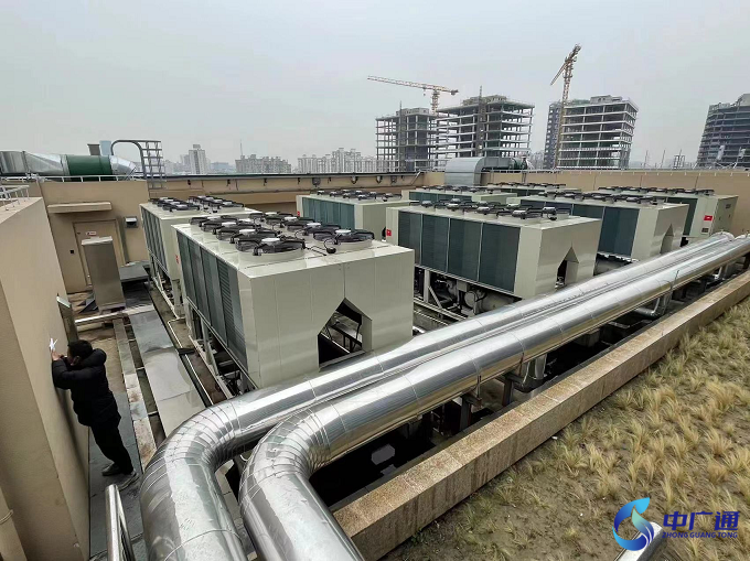 閔行行政服務(wù)中心風(fēng)冷熱泵機(jī)組噪聲綜合治理